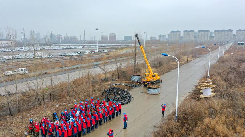 设有6000间隔离间的吉林市高新南区隔离方舱开工建设