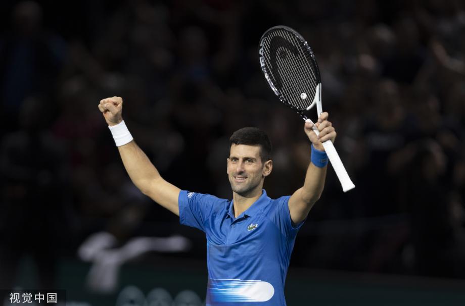 [图]双重10连胜！德约巴黎大师赛完美开启卫冕之旅