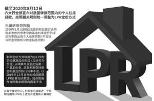 五大行：8月25日起对个人房贷统一转为LPR定价