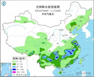 我国西南地区东部和南部江南大部等地多降水