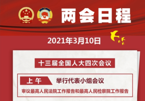 3月10日：全国政协十三届四次会议闭幕