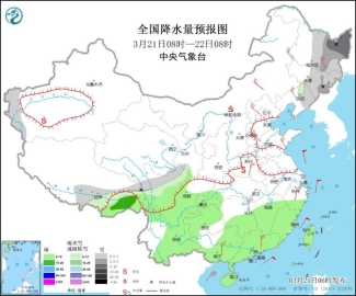 中东部雨雪降温过程将结束 22日气温逐渐回升