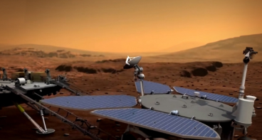 祝融号火星车成功驶上火星表面 开始巡视探测