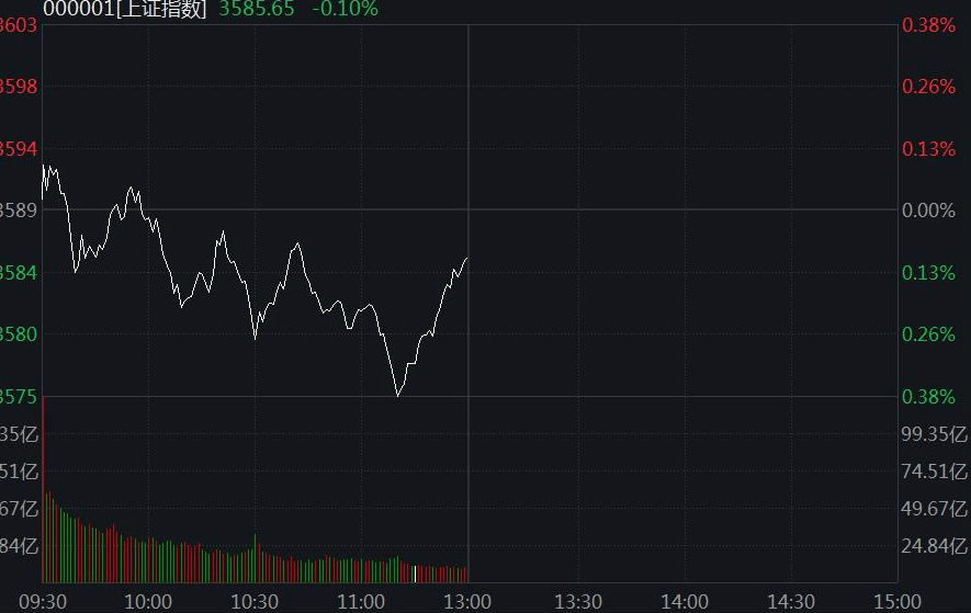 两市横盘沪指微跌0.1% 稀土永磁、三胎概念股活跃