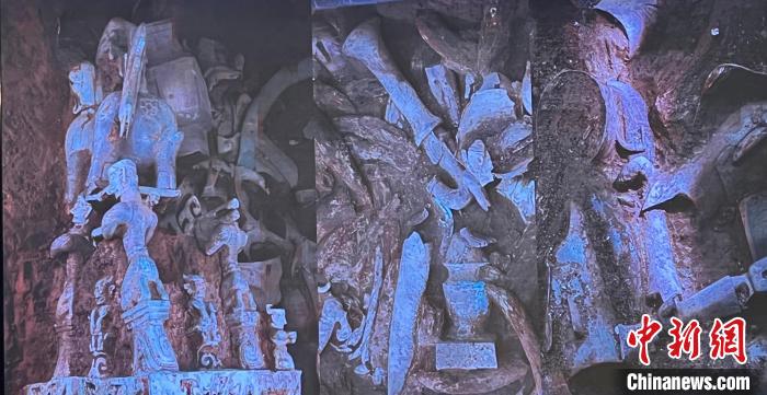 出土的部分器物。 岳依桐 摄 出土的部分器物。 岳依桐 摄