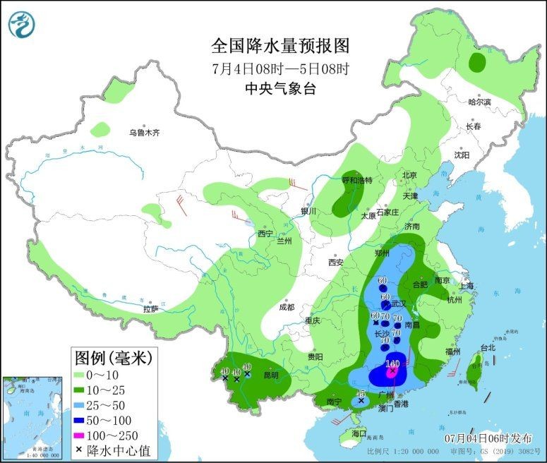 广西湖北等9省区有强降雨 西北等地或现罕见高温