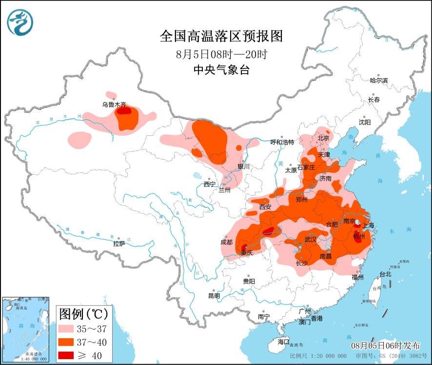 东北华北等地有较明显降水 江汉江淮等地有持续性高温