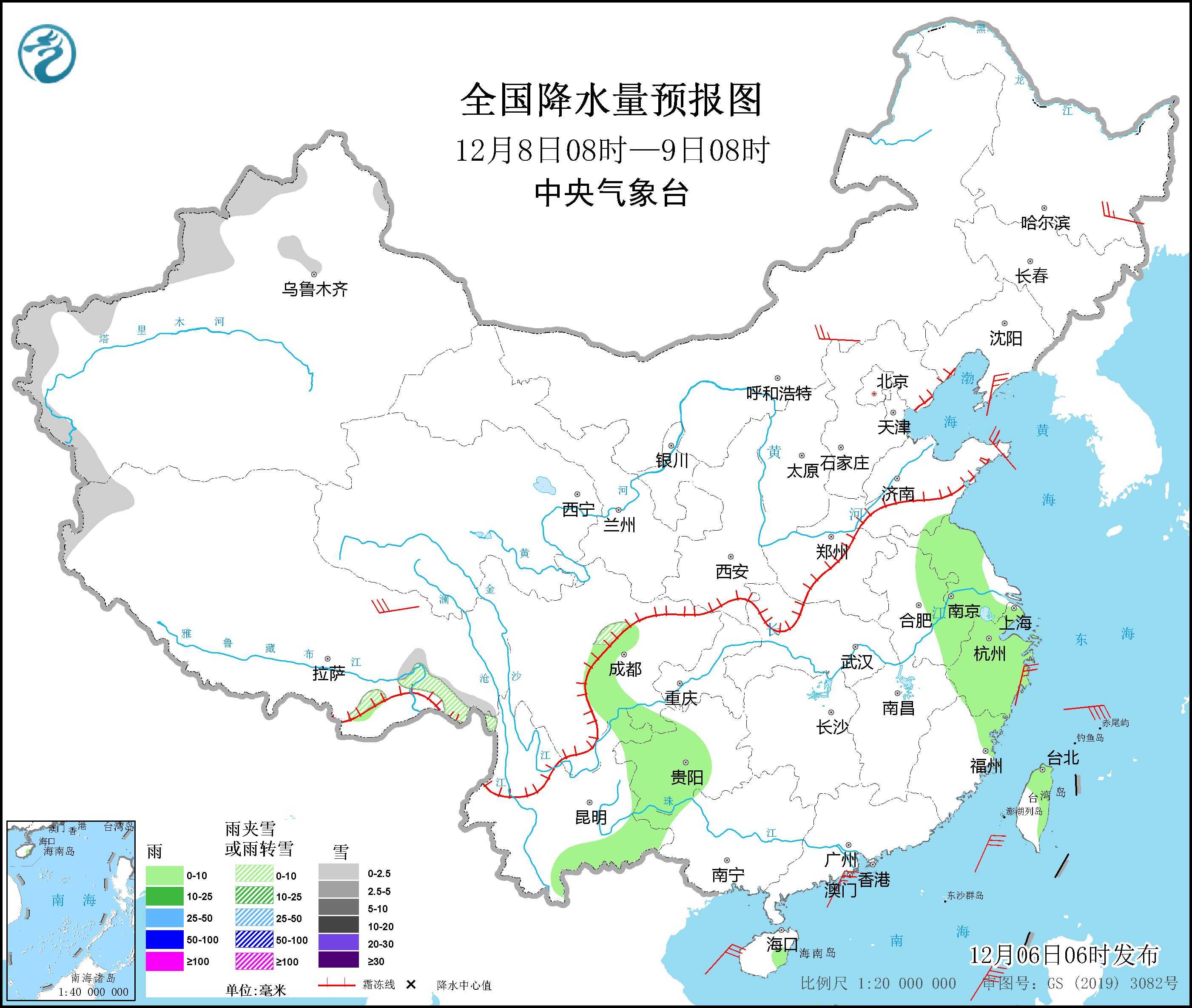 全国大部地区降水稀少 安徽浙江等地出现大雾