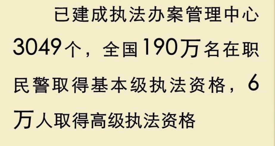 全国公安机关已建成执法办案管理中心3049个