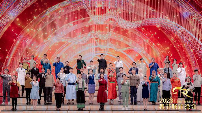 《2023年春节联欢晚会》完成全部五次彩排 央视供图 《2023年春节联欢晚会》完成全部五次彩排 央视供图