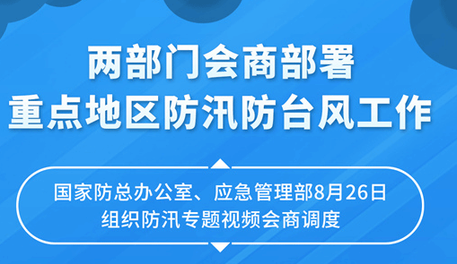 两部门会商部署重点地区防汛防台风工作