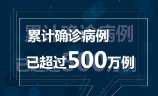 美国新冠确诊病例累计超500万例 死亡162441例