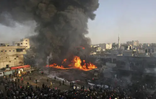 以炸毁加沙媒体大楼犯众怒 被批要让记者闭嘴