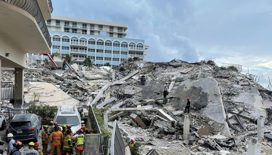 美佛罗里达州住宅楼坍塌事故死亡人数升至4人
