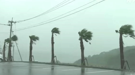 台风“灿都”横贯日本西部 日气象厅发灾害警报
