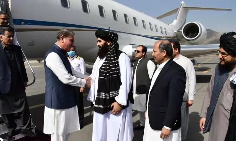 巴基斯坦外交部长库雷希访问阿富汗首都喀布尔