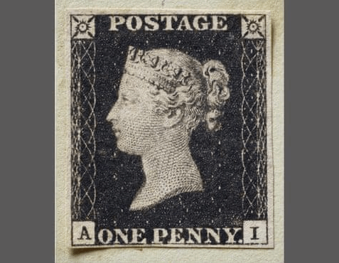 世界首枚邮票黑便士将拍卖 估价高达600万英镑