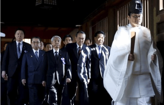 偷袭珍珠港纪念日当天 近百名日议员参拜靖国神社