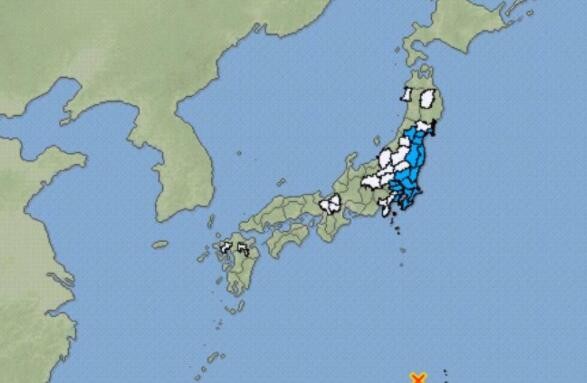 日本小笠原群岛附近海域发生6.3级地震
