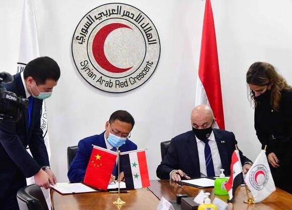 中国对叙利亚紧急粮食援助完成交接