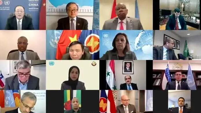 “全球发展倡议之友小组”举行高级别视频会议