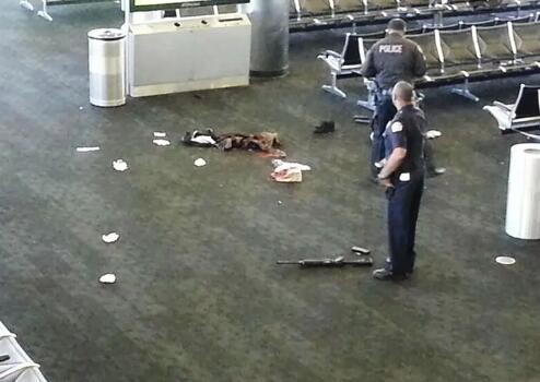美国得州一机场航站楼发生枪击事件