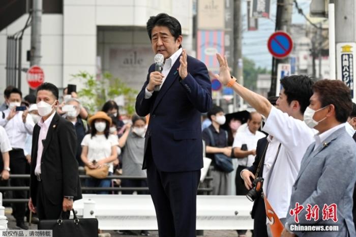 资料图:日本前首相安倍晋三 资料图:日本前首相安倍晋三