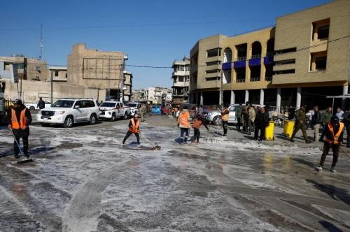 伊拉克首都“绿区”遭三枚火箭弹袭击 致7人受伤