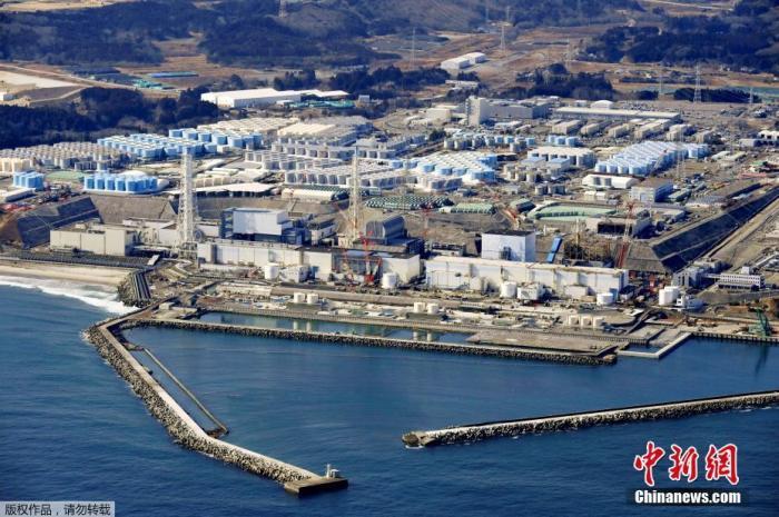 2022年2月13日的日本福岛第一核电站。