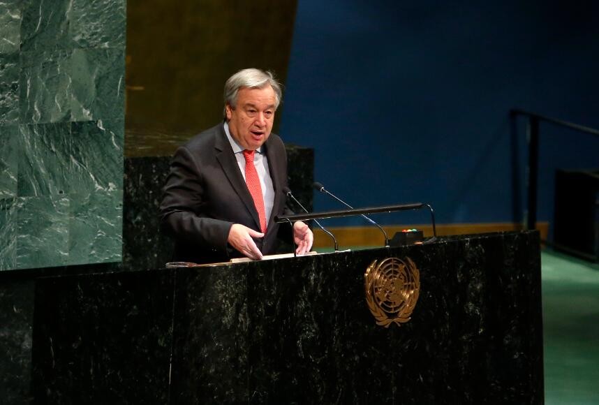 古特雷斯强调联合国对伊拉克的支持
