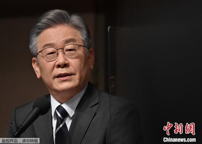 资料图:李在明。 资料图:李在明。