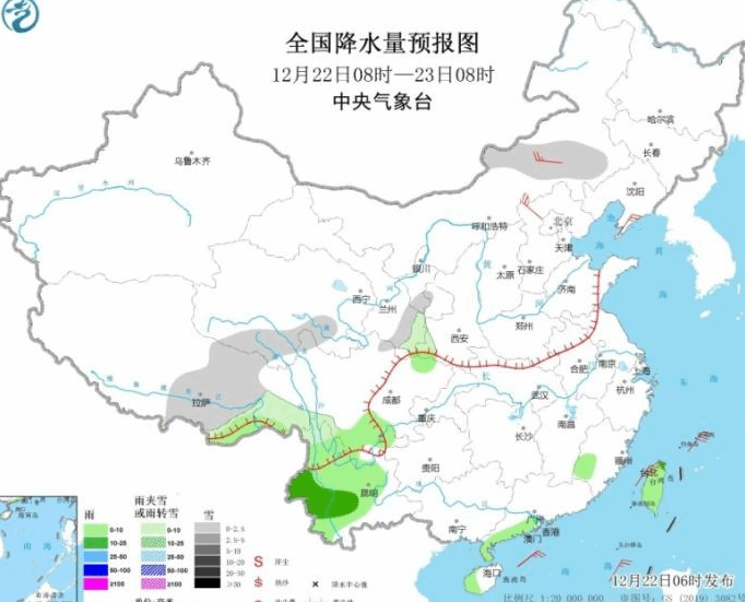 寒潮将影响中东部地区 四川盆地苏皖等地有大雾