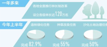 全面建立林长制目标如期实现 各级林长近120万名