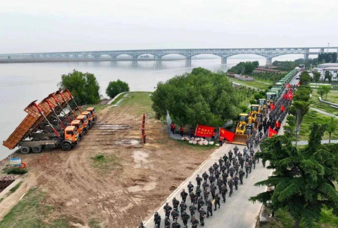 黄河和淮河流域开展2023年防洪调度演练