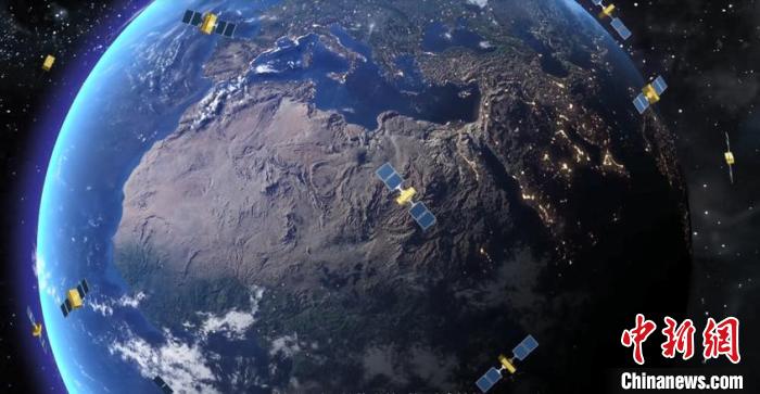 超低轨通遥一体星座示意图 中国航天科工集团空间工程总体部 供图