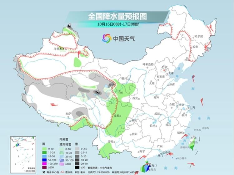较强冷空气来袭 明起中东部将迎大范围雨雪降温天气