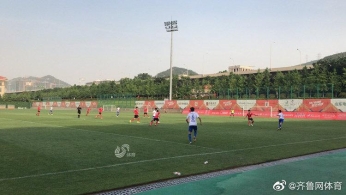 热身赛-小将郭田雨建功 山东鲁能1-0泰州远大