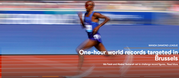 法拉赫将挑战世界纪录 1小时里比拼跑步距离