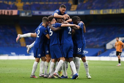 英超-芒特传射吉鲁破门 切尔西2-0晋级欧冠