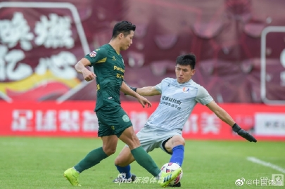 中甲-穆谢奎双响绿城4-0胜 兴城1-0北体大