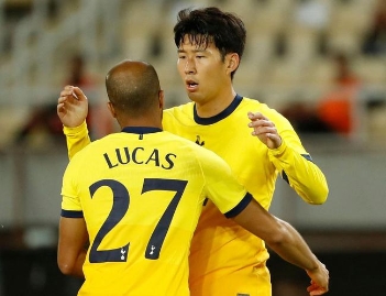欧联杯-孙兴慜1射2传凯恩破门 热刺3-1晋级