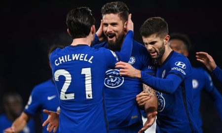 英超-吉鲁头球 切尔西1-1战平近5轮4场不胜