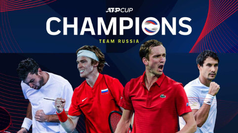 ATP杯梅德韦杰夫14连胜 俄罗斯胜意大利夺冠