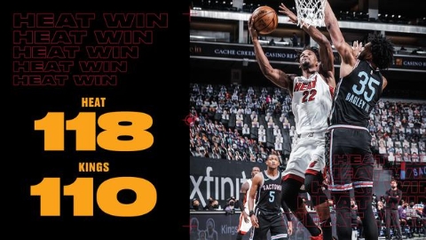 两人三双吉巴13+13+10 希罗27分热火胜国王