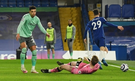 英超-哈弗茨造乌龙+造点 切尔西2-0埃弗顿