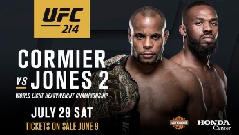 7月UFC十大焦点对决 科米尔VS琼斯冠军二番战