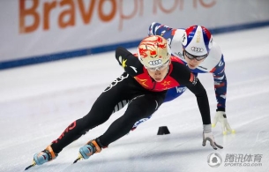 短道世界杯韩天宇1000米摘铜 韩国猛女成3冠王