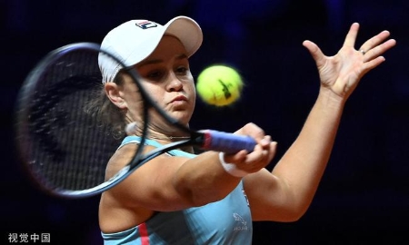 WTA排名巴蒂第73周排名首位 科维托娃跌出前十