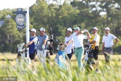 PGA锦标赛首轮名将挣扎 DJ麦克罗伊低迷
