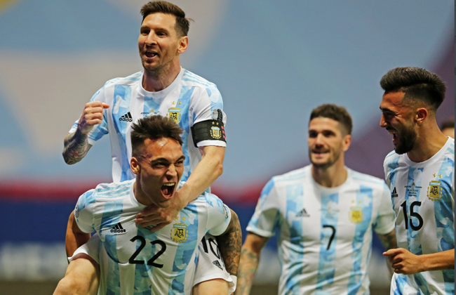 美洲杯-梅西助攻门神连扑3点 阿根廷4-3进决赛